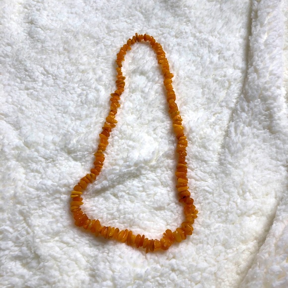Vintage Baltic amber necklace adult raw amber - Picture 2 of 5